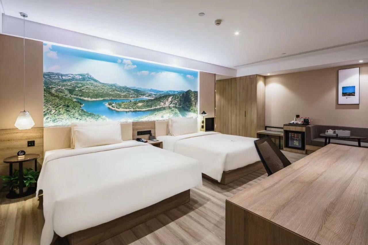 เอทัวร์ โฮเต็ล จี้หนาน ซวงซานสตรีท ไป่ไหมฉวนพาร์ค Hotel จี่หนาน ภายนอก รูปภาพ